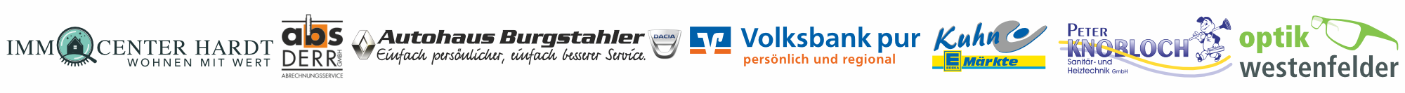 Dorffest Eggenstein Leopoldshafen 2024 Sponsoren Banner